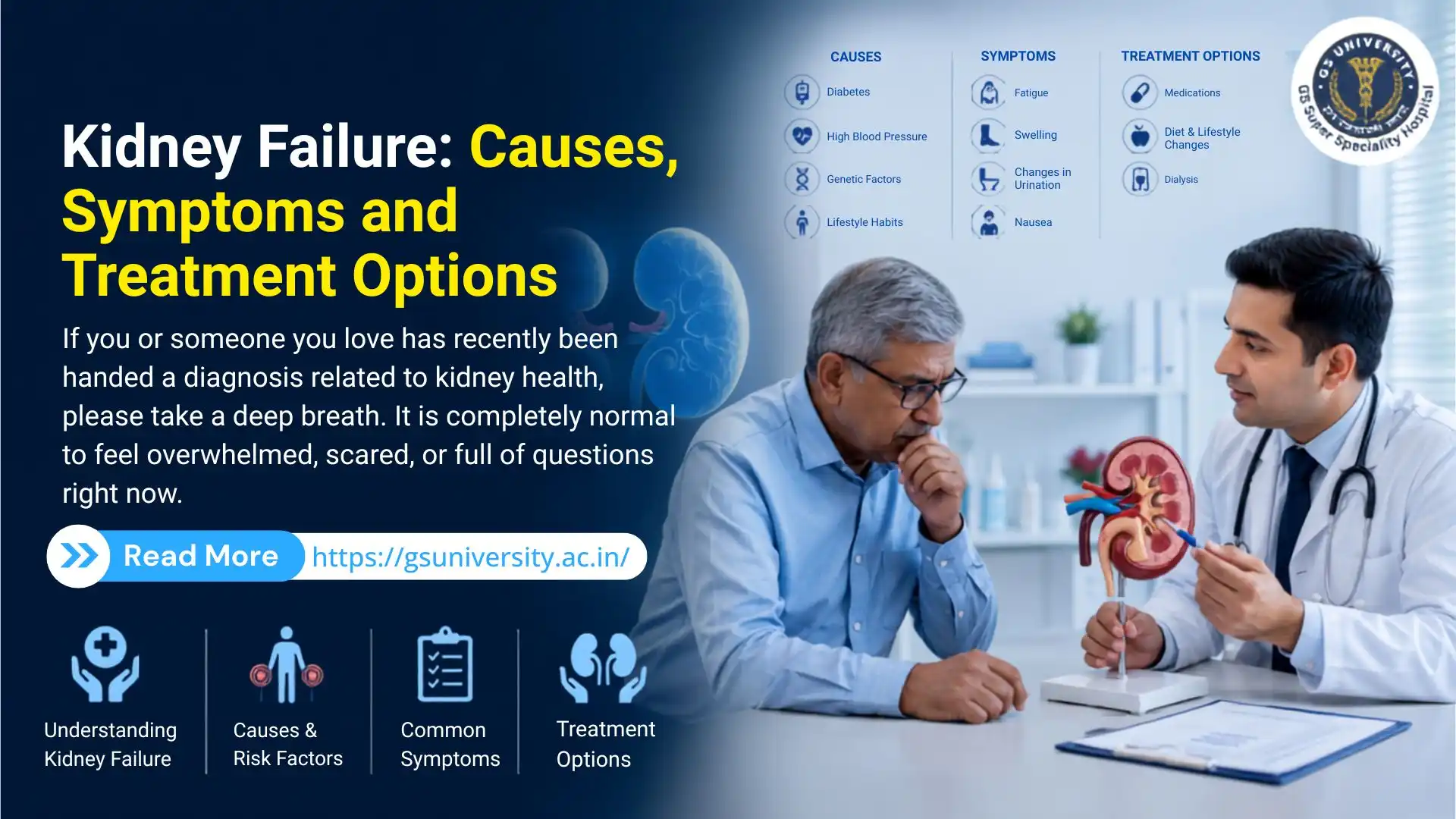 Kidney Failure: Causes, Symptoms and Treatment Options