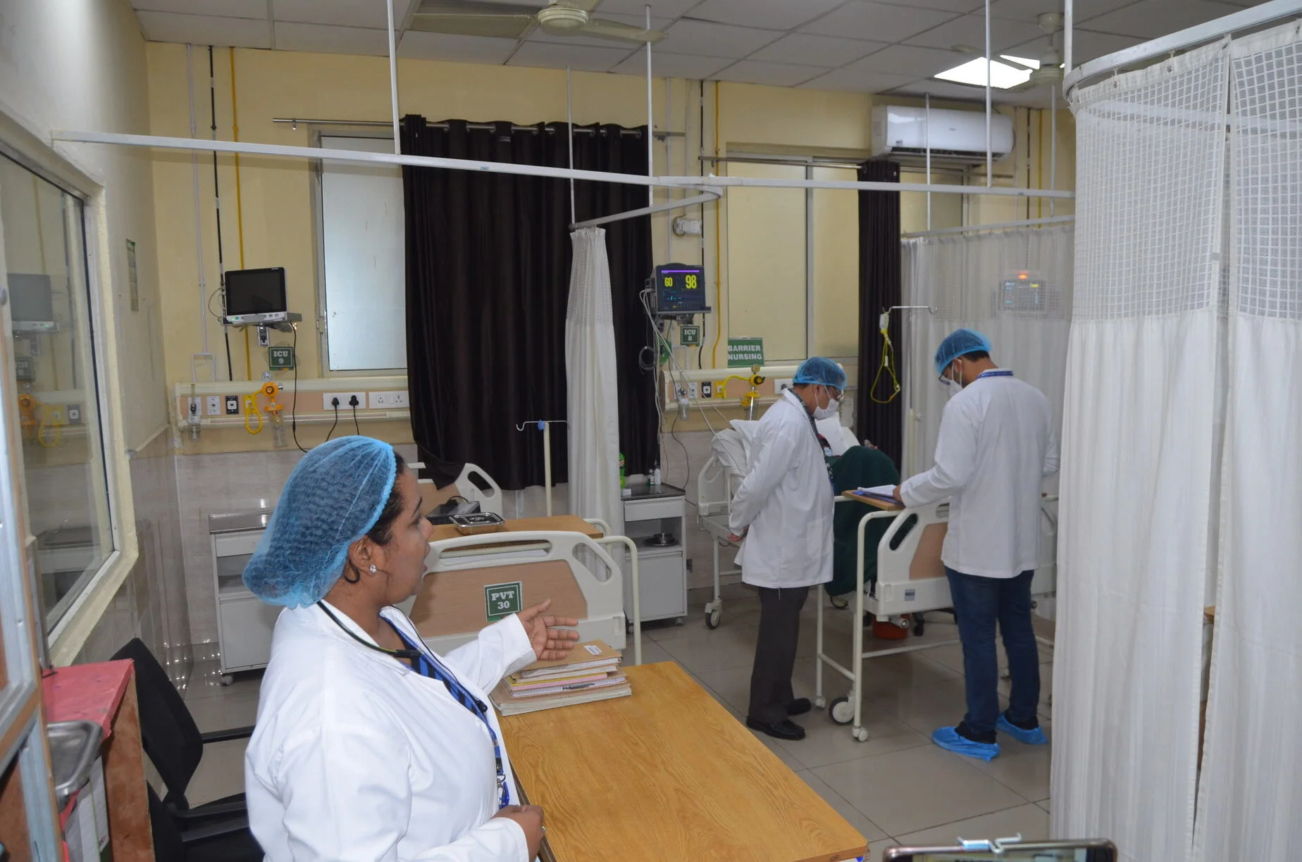 Five People and ICU Ward of GS Hospital