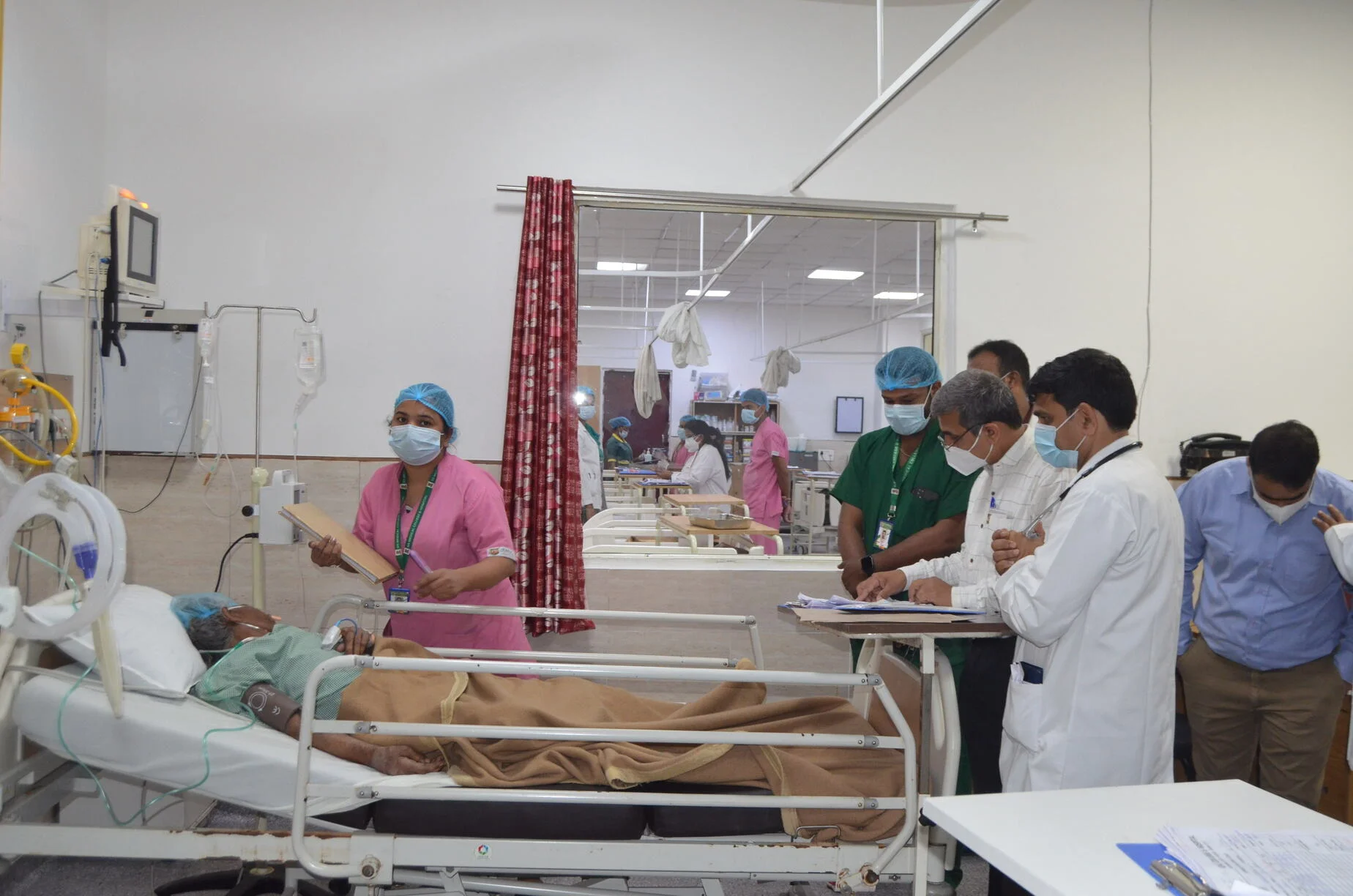 Six People in RICU Ward of GS Hospital