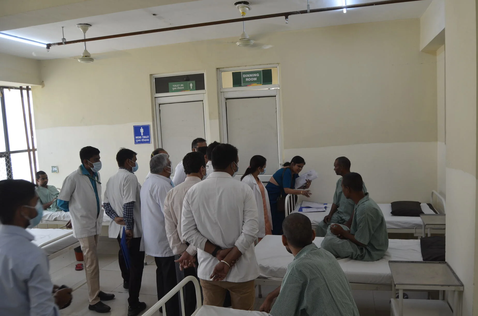 Eleven People in General Ward of GS Hospital