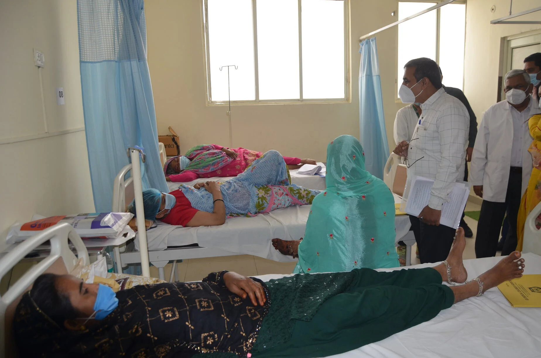 Eight People in General Ward of GS Hospital